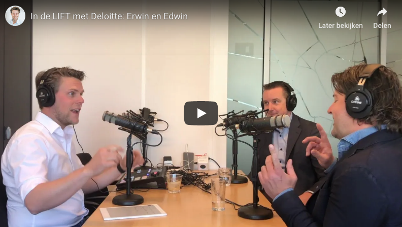 Nieuwe Podcast aflevering in de Lift met Deloitte