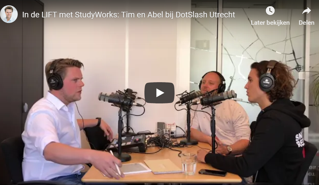 Nieuwe Podcast aflevering: “In de Lift” Studyworks