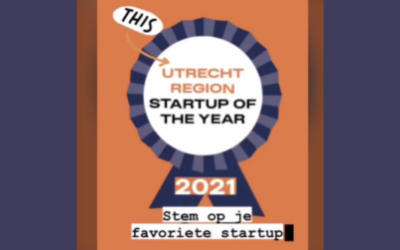STEMMEN KAN TOT EN MET 22 OKTOBER: Utrecht Region Startup of the Year
